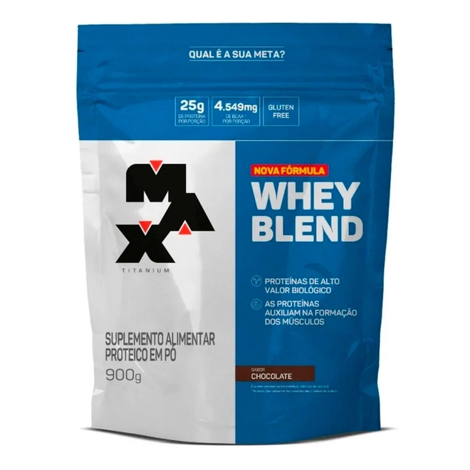 Max Titanium Whey Blend (900G) - Sabor Chocolate