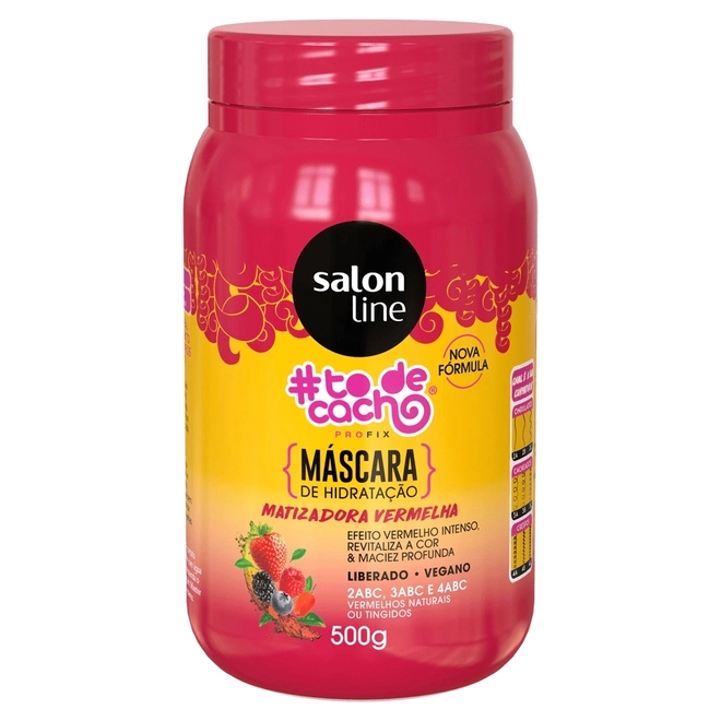 Máscara Matizadora Vermelha 500g Salon Line