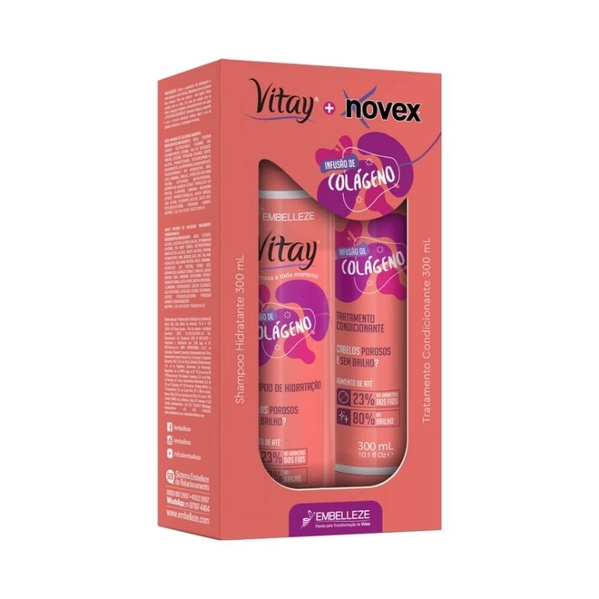 Kit Shampoo/Cd Novex Infusao Colageno 300ml