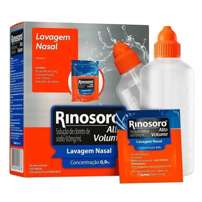 Rinosoro Alto Volume 30 Sachês + Frasco 250ml - HYPERA