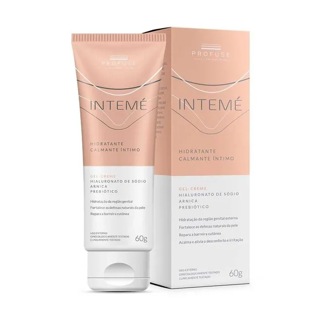 Hidratante Calmante Intimo Profuse Intemé Gel-Creme 60g