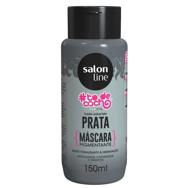 Máscara Tôdecacho Pigmentante Prata Salon Line 150ml