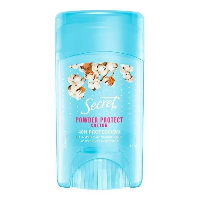 Desodorante Secret Powder Protect Cotton Gel Invisível 45G