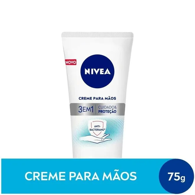 Creme p/ as Mãos Cuidado e Proteção Nivea Bisnaga 75g