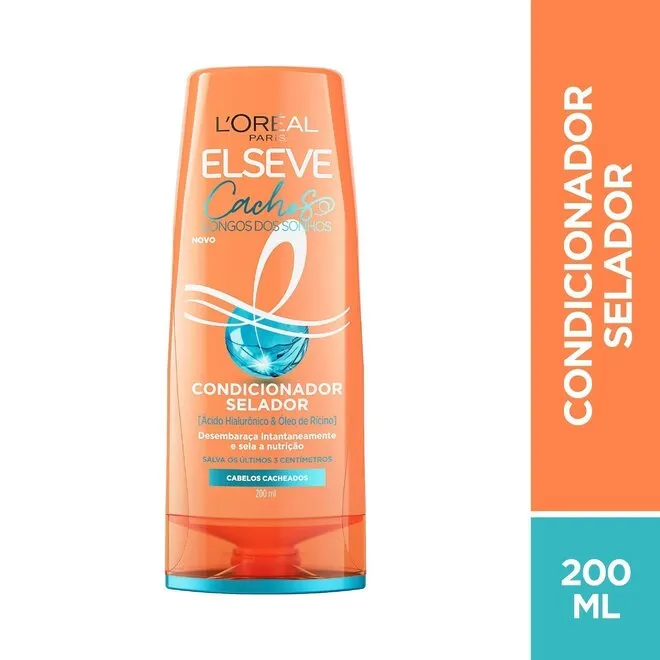 Condicionador Selador Cachos Longos Dos Sonhos Elseve 200Ml