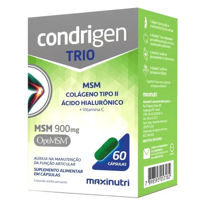 Condrigen Trio 60 Capsulas - MAXINUTRI