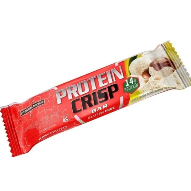 Barra Proteica Integralmedica Protein Crisp Leite Ninho 45G