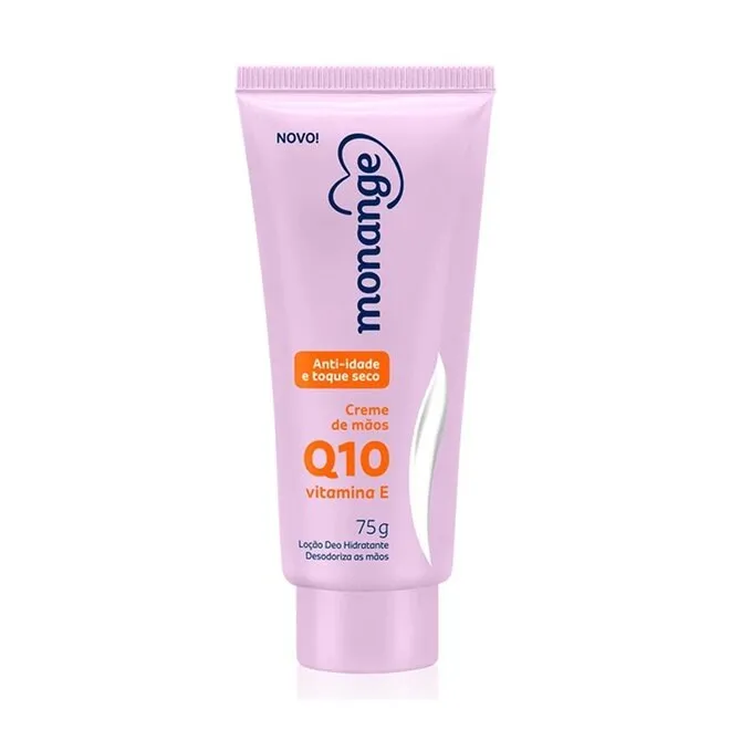 Creme Para Mãos Monange Q10 Vitamina E 75g