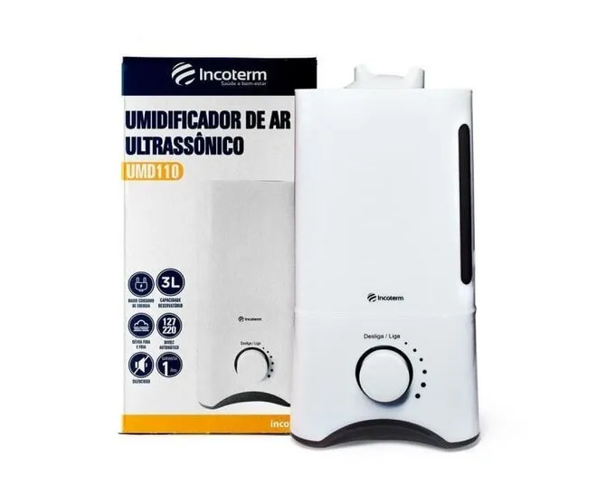 Umidificador de Ar Incoterm UMD110 Branco