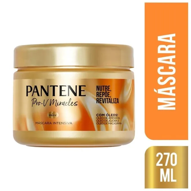 Máscara Intensiva Pantene Pro-V Miracles Nutre com 270ml
