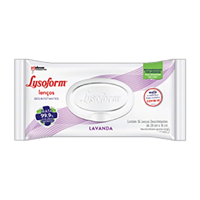 LENCO LYSOFORM DESINF LAVANDA 36UN(CJJ)