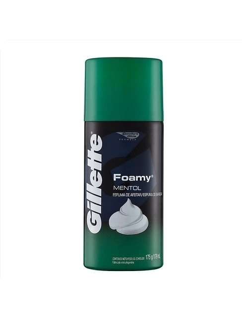Espuma Barbear Glt Foamy Mentol 175G