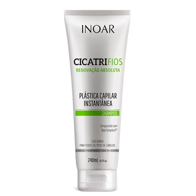 Shampoo Cicatrifios Plastica Capilar Instantanea Inoar 240Ml