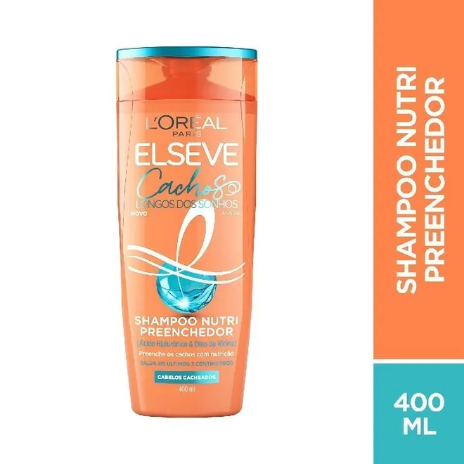 Shampoo Cachos Preenchidos Elseve 400Ml