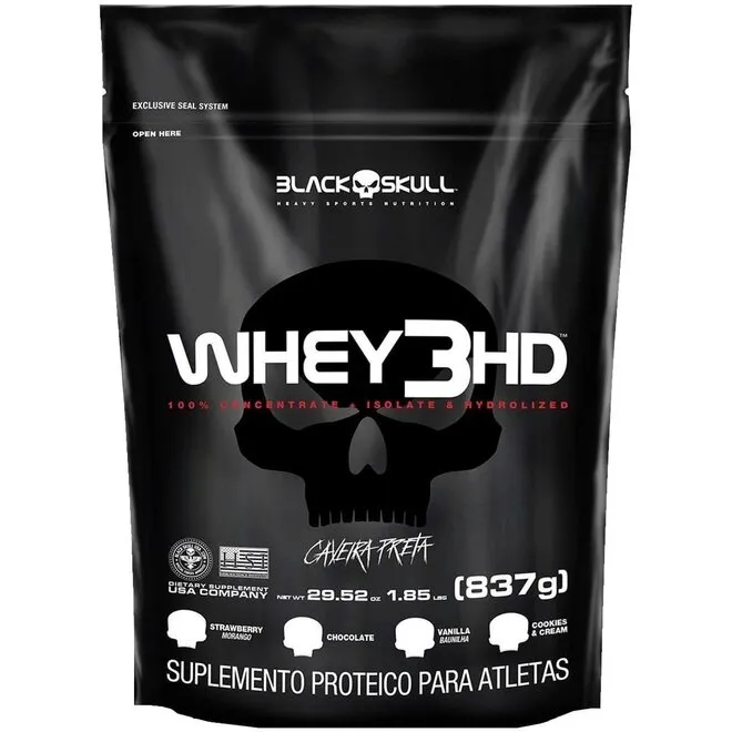 WHEY 3HD REFIL SAB CHOC 837G