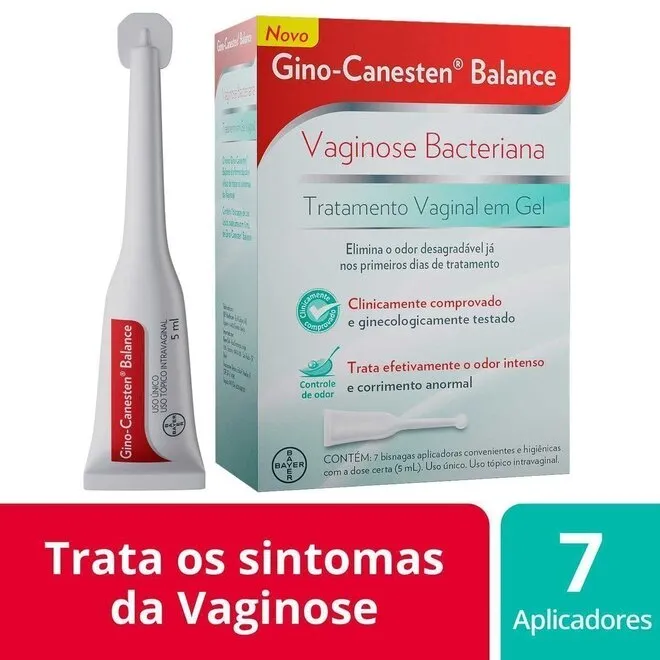 Gino Canesten Balance 7 Bisnagas Preechidas 5ml - BAYER