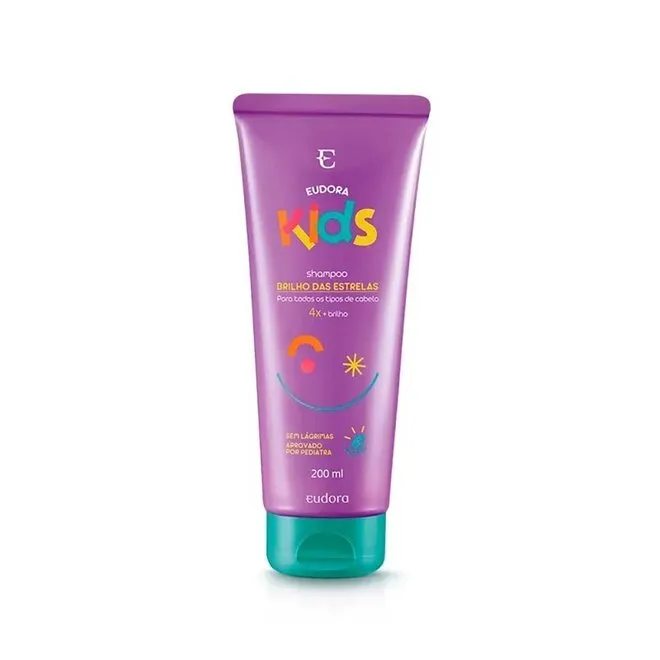 Shampoo Eudora Brilho das Estrelas Kids Bisnaga 200ml