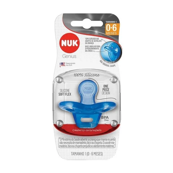 CHUP NUK GENIUS SILIC BOY S1