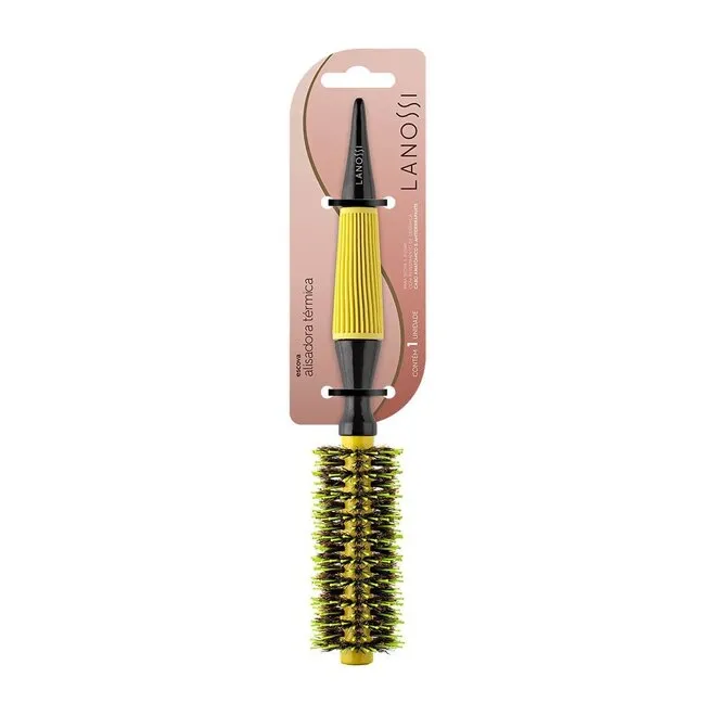 Escova Alisadora Térmica de Cabelo Lanossi 15mm
