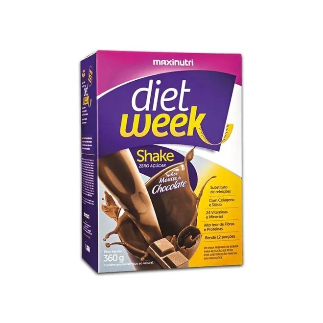 Diet Week Shake Mousse de Chocolate 360g