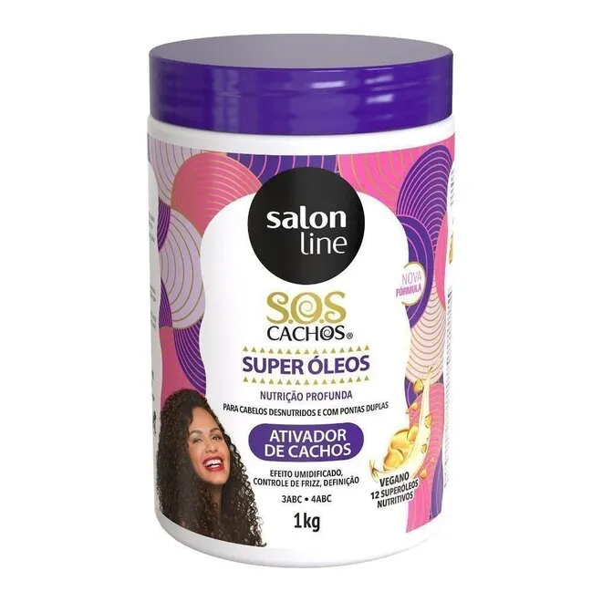 Ativador Cachos Salon Line Sos Nutr 1Kg