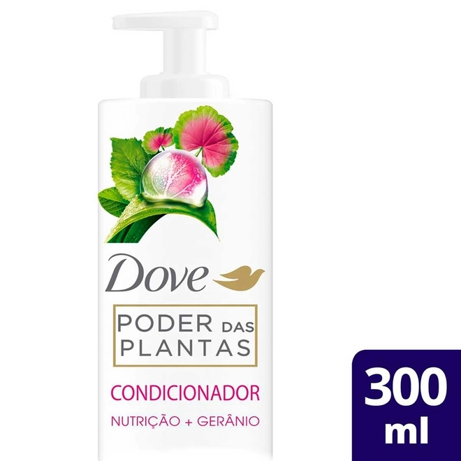 Condicionador Dove Nutrição+ Gerânio Pump 300ml