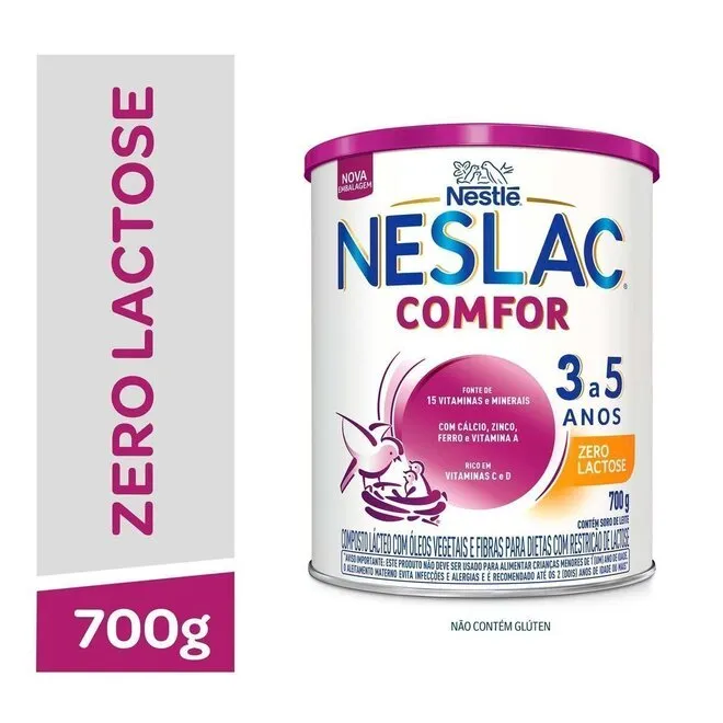 NESLAC COMPOSTO COMFOR ZERO LACT 700G