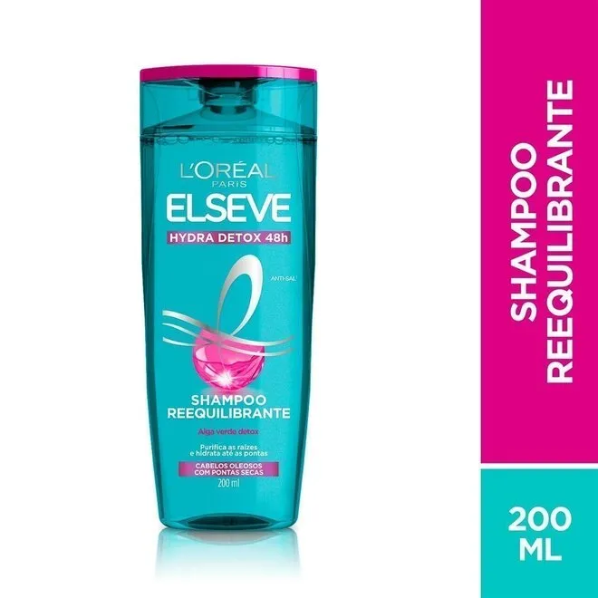 Shampoo Elseve Hydra Detox Embalagem 200Ml
