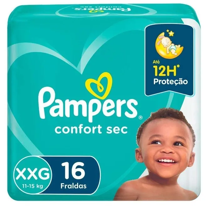FRA PAMPERS CONFORTSEC XXG 16UN(PPS)