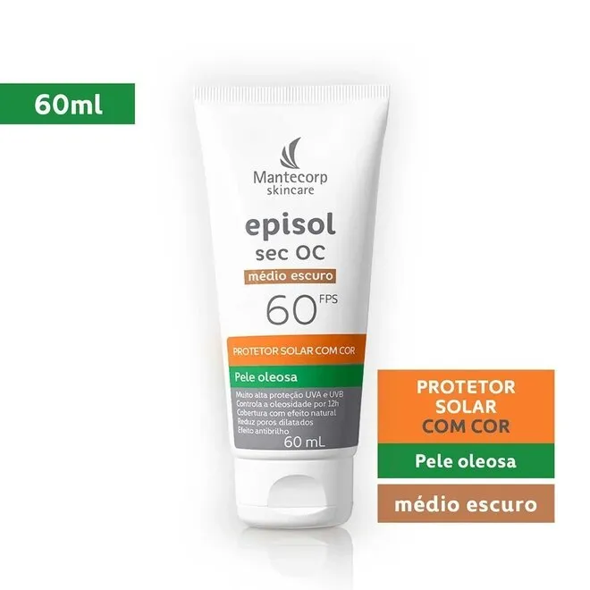 Protetor Solar Episol Sec Md Esc Fps60 60Ml(Hpd)
