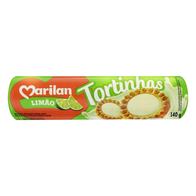 Biscoito Doce Tortinha De Limão Marilan 140G