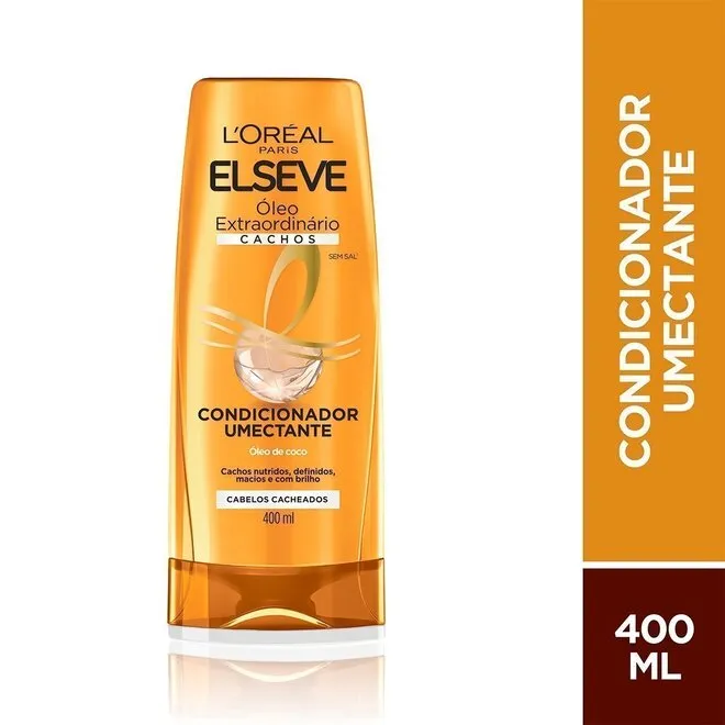 Condicionador Óleo Extraordinário Cachos Elseve 400Ml