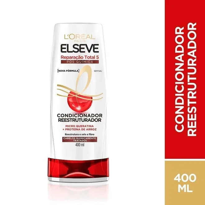 COND ELSEVE REP TOTAL 5 QUIM C/400ML
