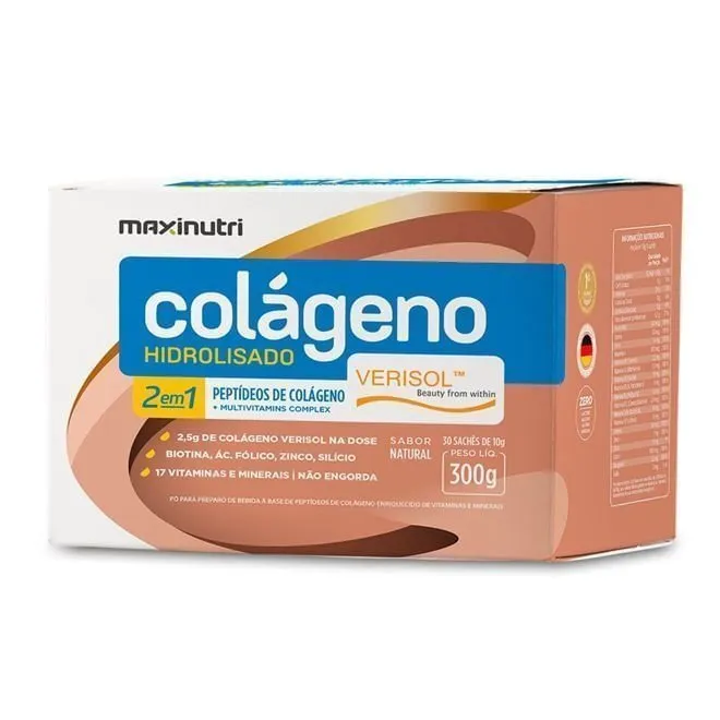 Colágeno Hidro 2Em1 Verisol 30 Sachês de 10g