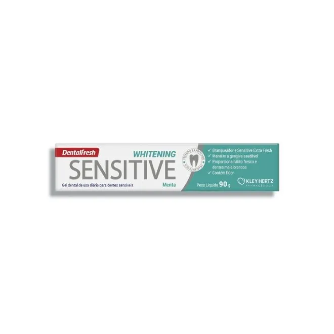 Creme Dental Dentalfresh Sensitive Whitening Com 90G