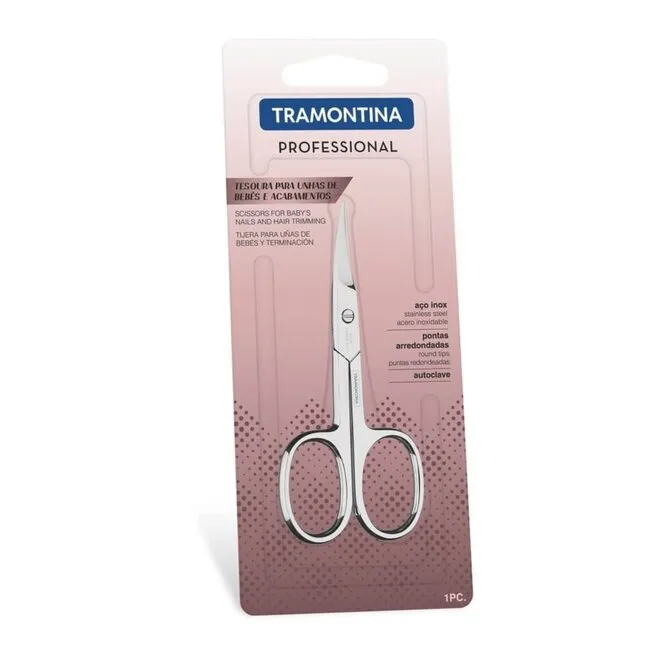 Tesoura Tramontina P/Unhas Inox 3,5