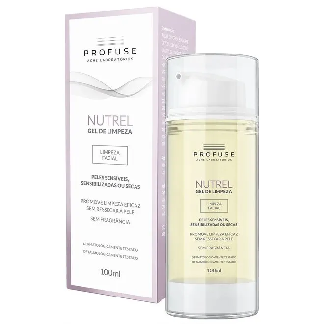 Gel De Limpeza Facial Profuse Nutrel 100Ml