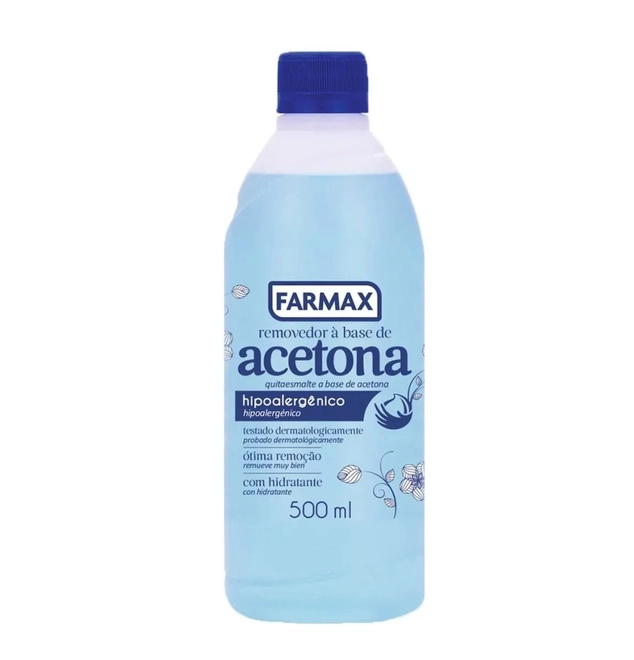 Removedor Acetona Farmax C/500ml