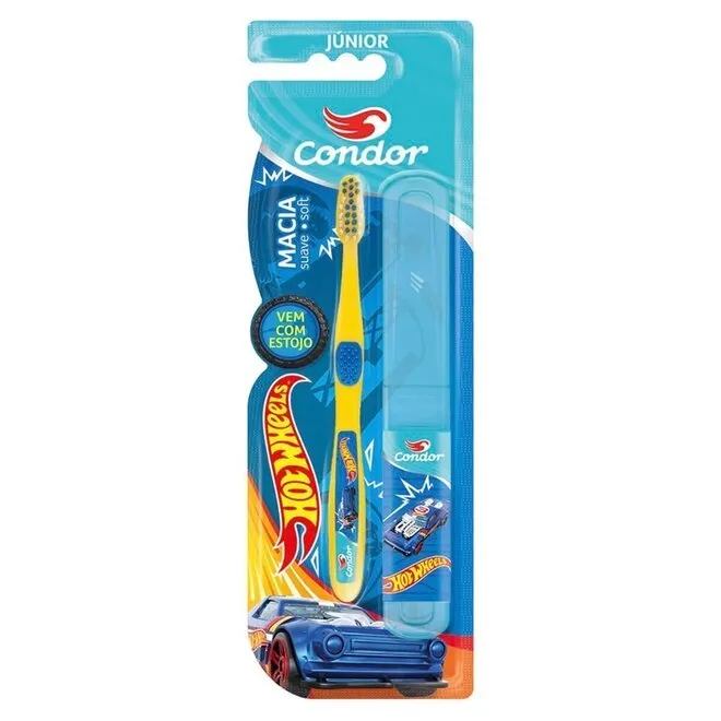 Escova Dental Infantil Hot Wheels Jr
