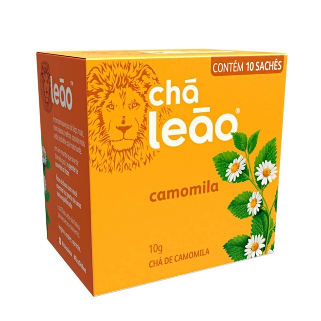 Chá de Camomila Leão 10 Saches - MATTE-LEAO