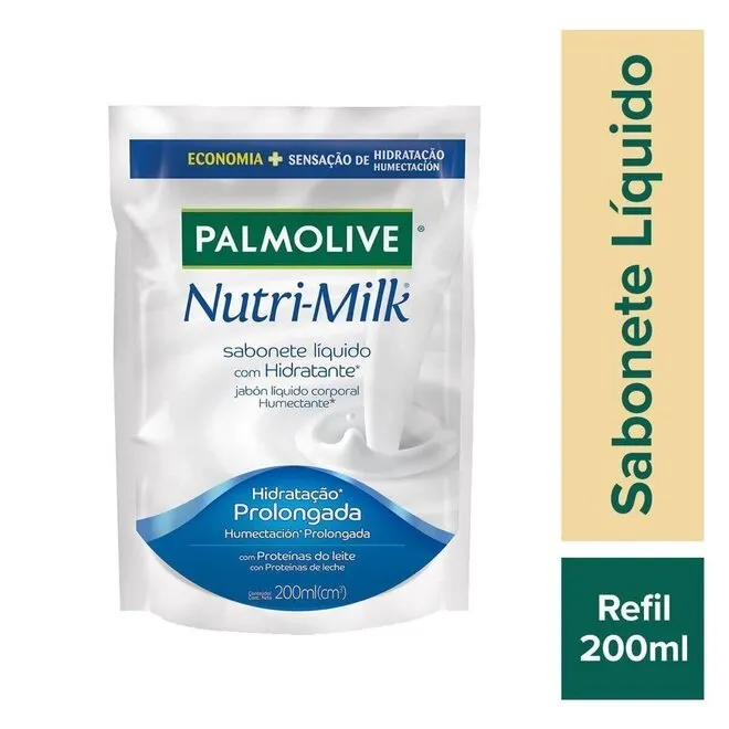 Sabonete Líquido Palmolive Nutri-Milk Refil 200ml