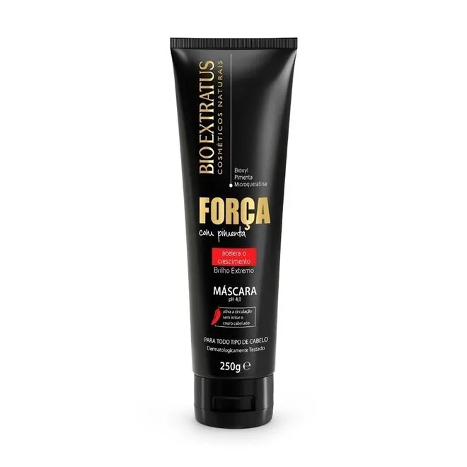 Máscara De Tratamento Bio Extratus Força Com Pimenta 250G