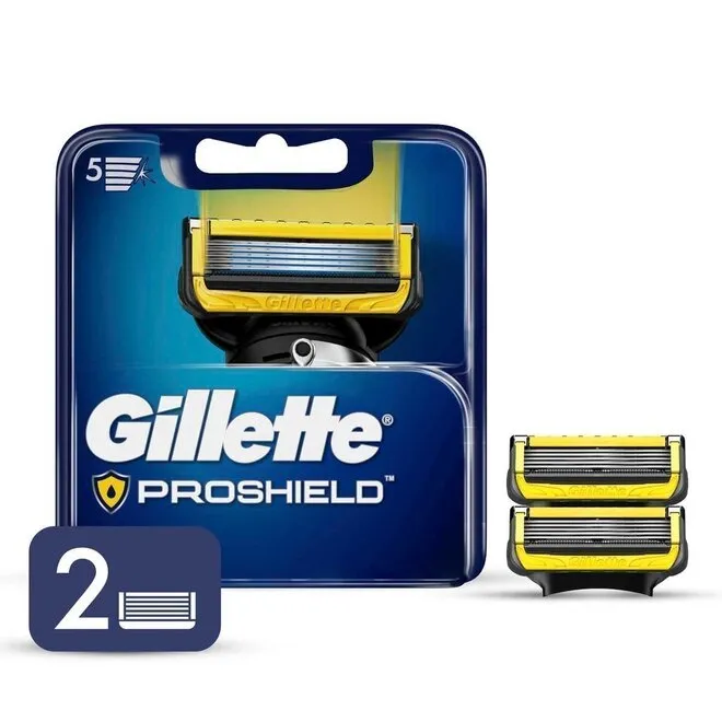 Carga para aparelho de barbear gillette fusion proshield 2 u