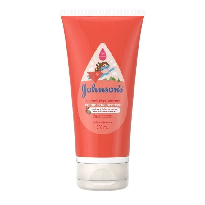 Creme Para Pentear Johnson’S Cachos Dos Sonhos 200ml