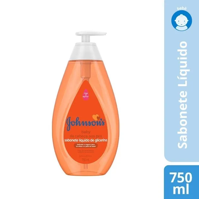Sabonete Líquido Da Cabeça aos Pés 750ml - JOHNSON BABY