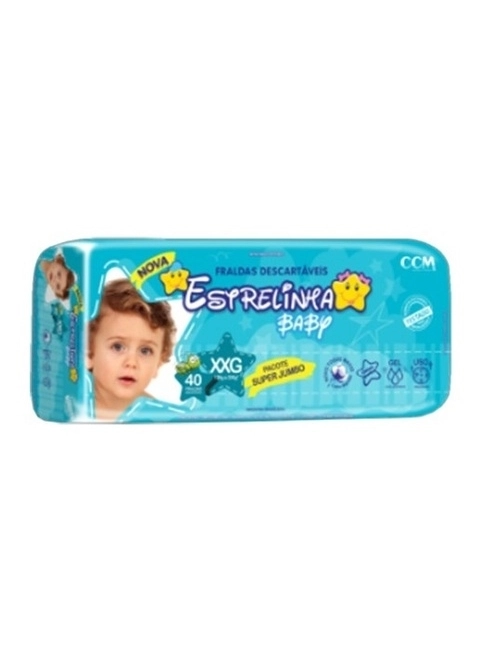 Fralda Estrelinha Jumbinho Xxg 40Unidades