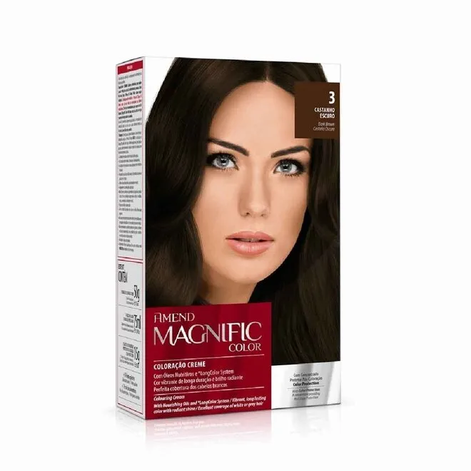 Coloração Creme Amend Magnific Color 3.0 Castanho Escuro