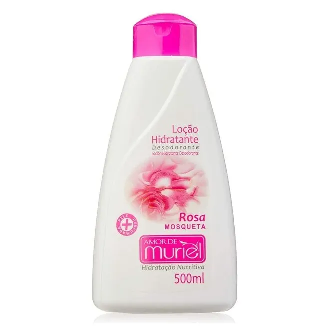 Loção Hidrat Muriel Amor Rosa Mosq 500ml