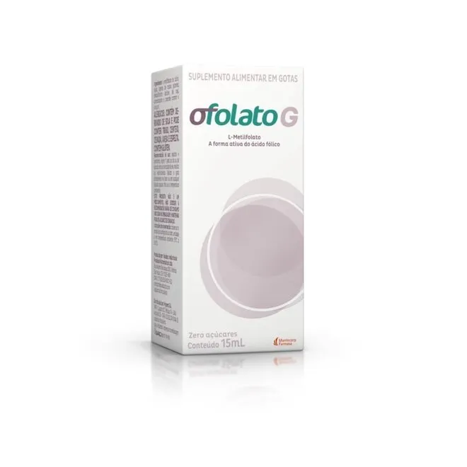 Metilfolato Ofolato G Sem Açúcar Gotas 15ml