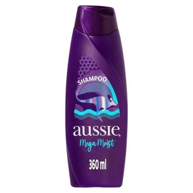 Shampoo Aussie Mega Moist Frasco 360ml